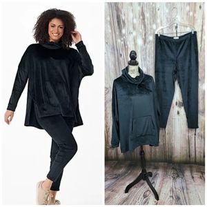 Luxe Velour Poncho Legging Set 